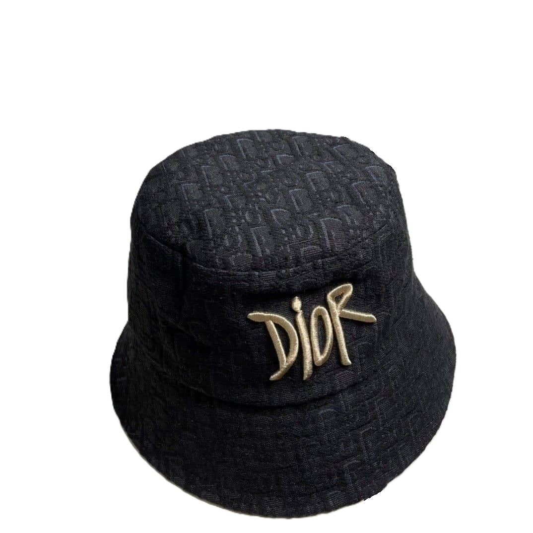 Dior Cannage Small Brim Bucket Hat Black