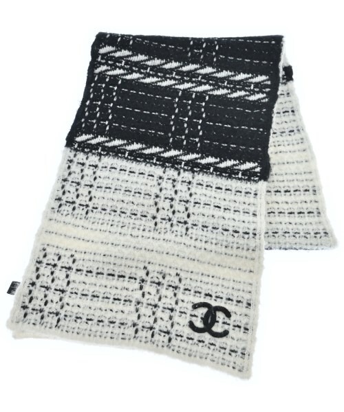 Chanel Scarves White And Black - Image 2