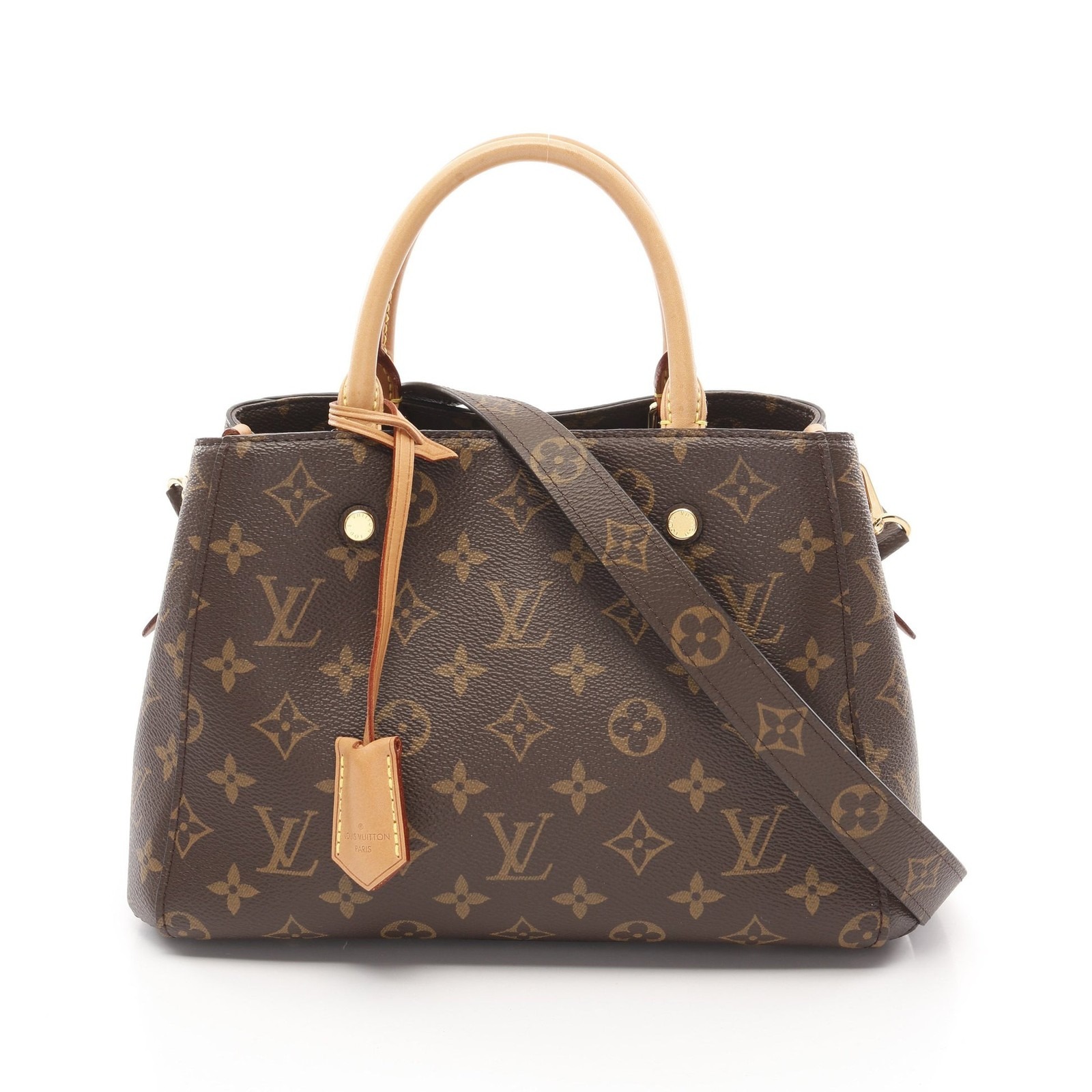 LOUIS VUITTON Montaigne BB Monogram Handbag