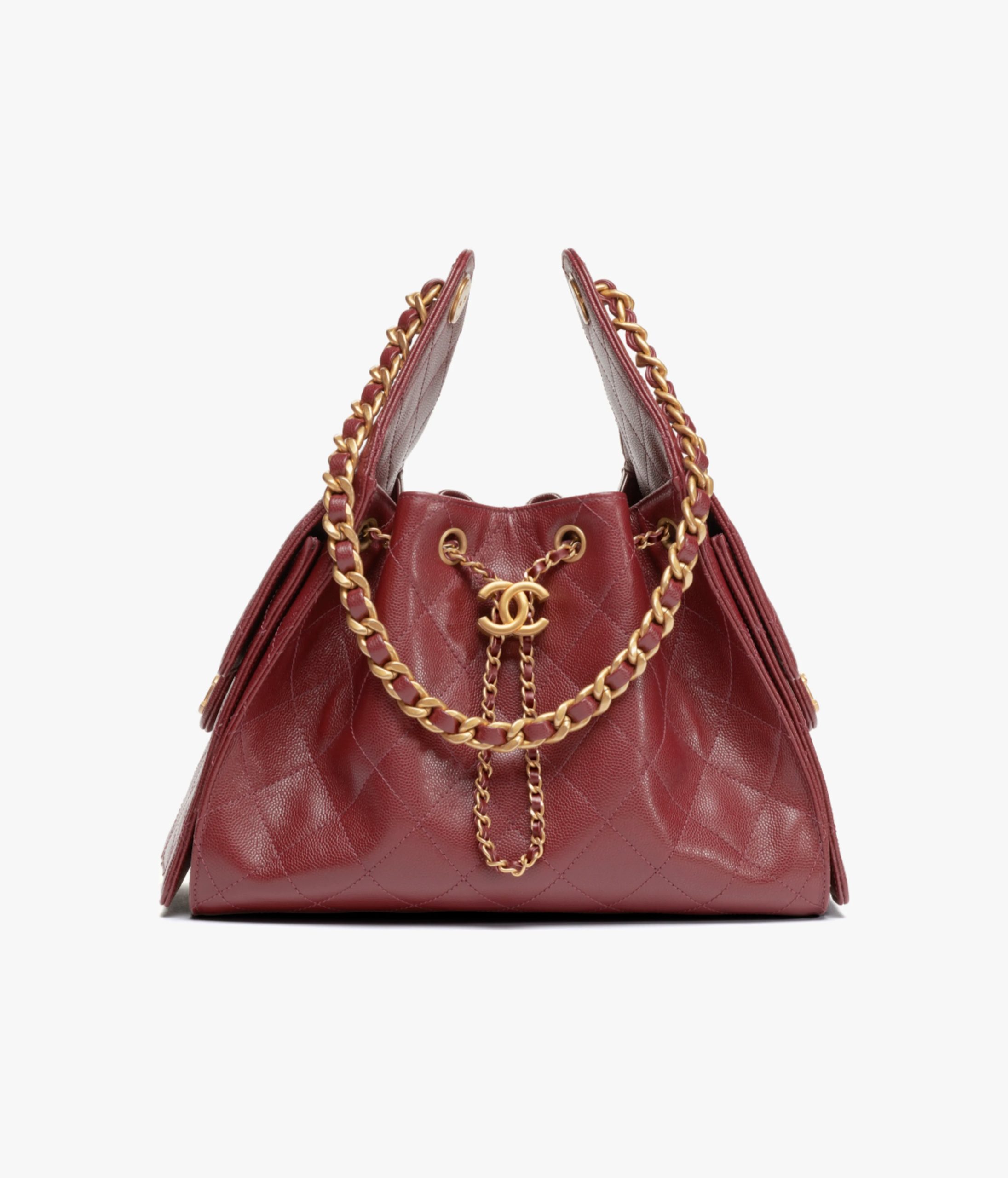 Chanel 25 Small Handbag 25cm Burgundy