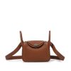 Hermes Gold Clemence Mini Lindy 30 Palladium Hardware