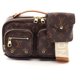 Louis Vuitton Utility Crossbody Bag Brown 21Cm