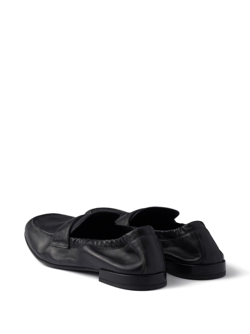 Prada Shuffle Leather Loafers - Image 3
