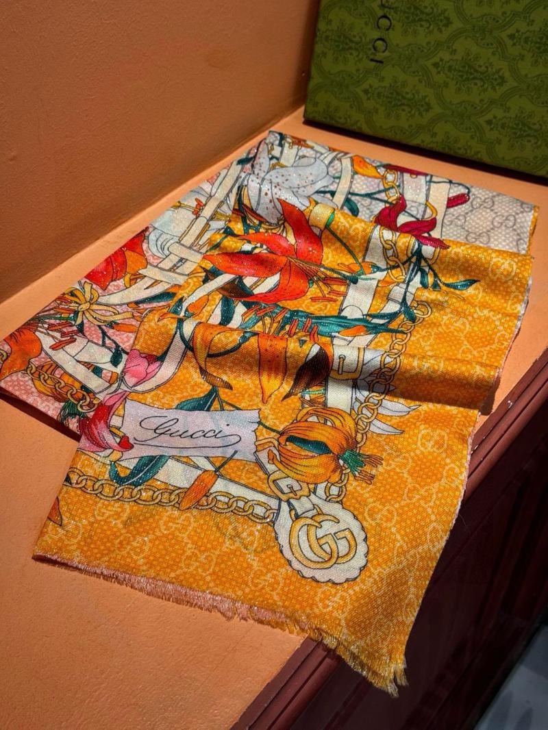 Gucci Silk Blend Scarf - Image 4