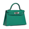 Hermes Kelly Pochette Vert Vertigo Gold Hardware