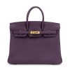 Hermes Birkin 30 Raisin Togo Gold Hardware