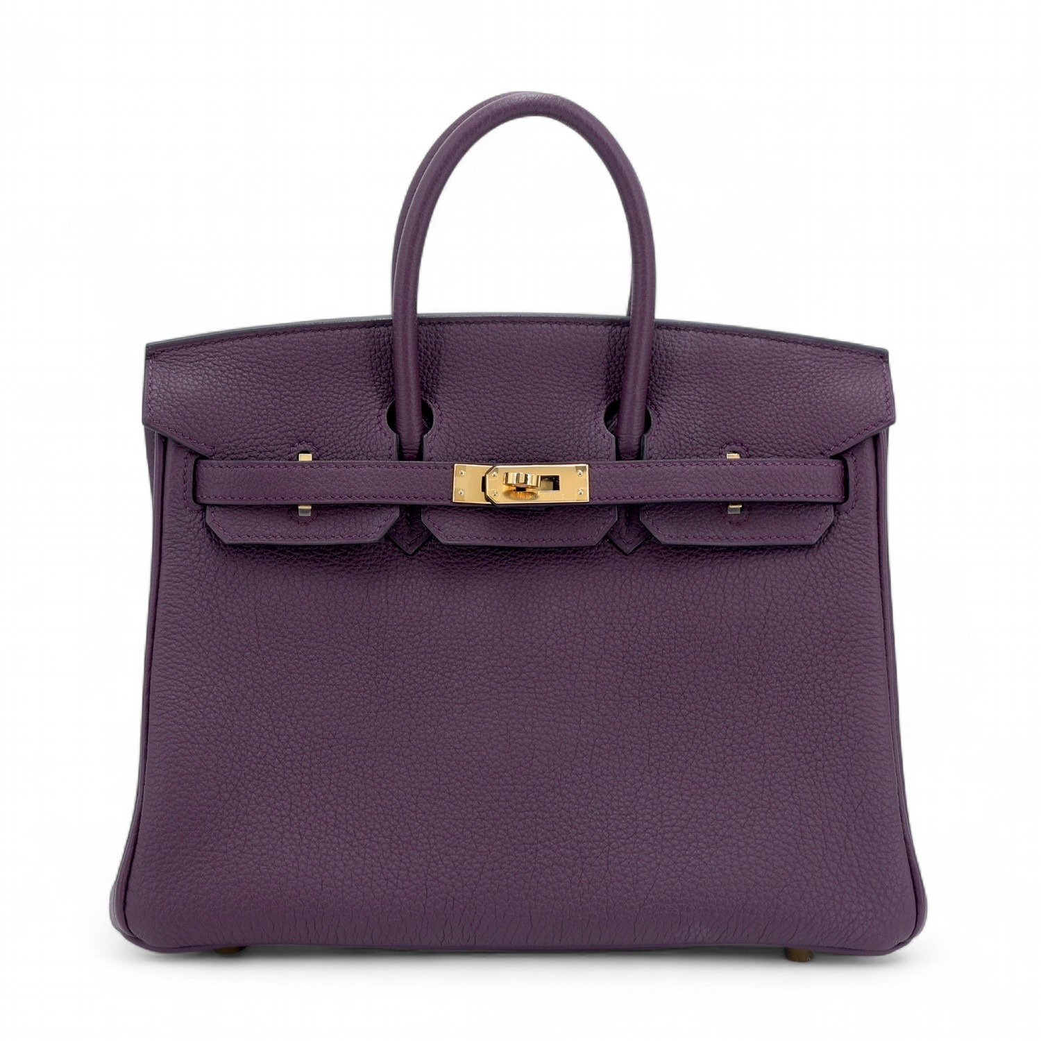 Hermes Birkin 30 Raisin Togo Gold Hardware