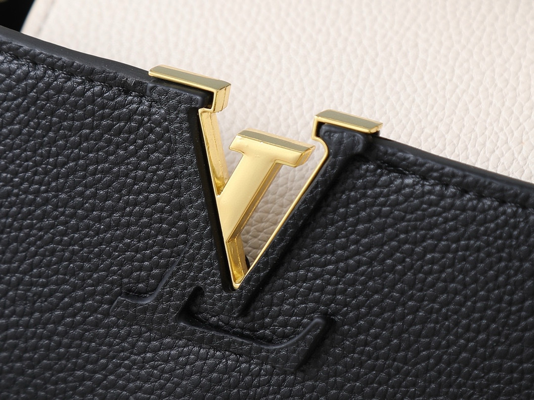 Louis Vuitton Capucines Taurillon Cowhide Black And Grey 27Cm M20708 - Image 6