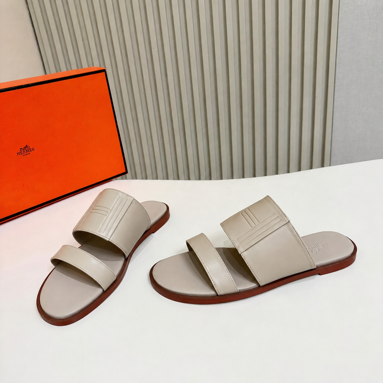 Hermes Mona Sandal Grey - Image 3