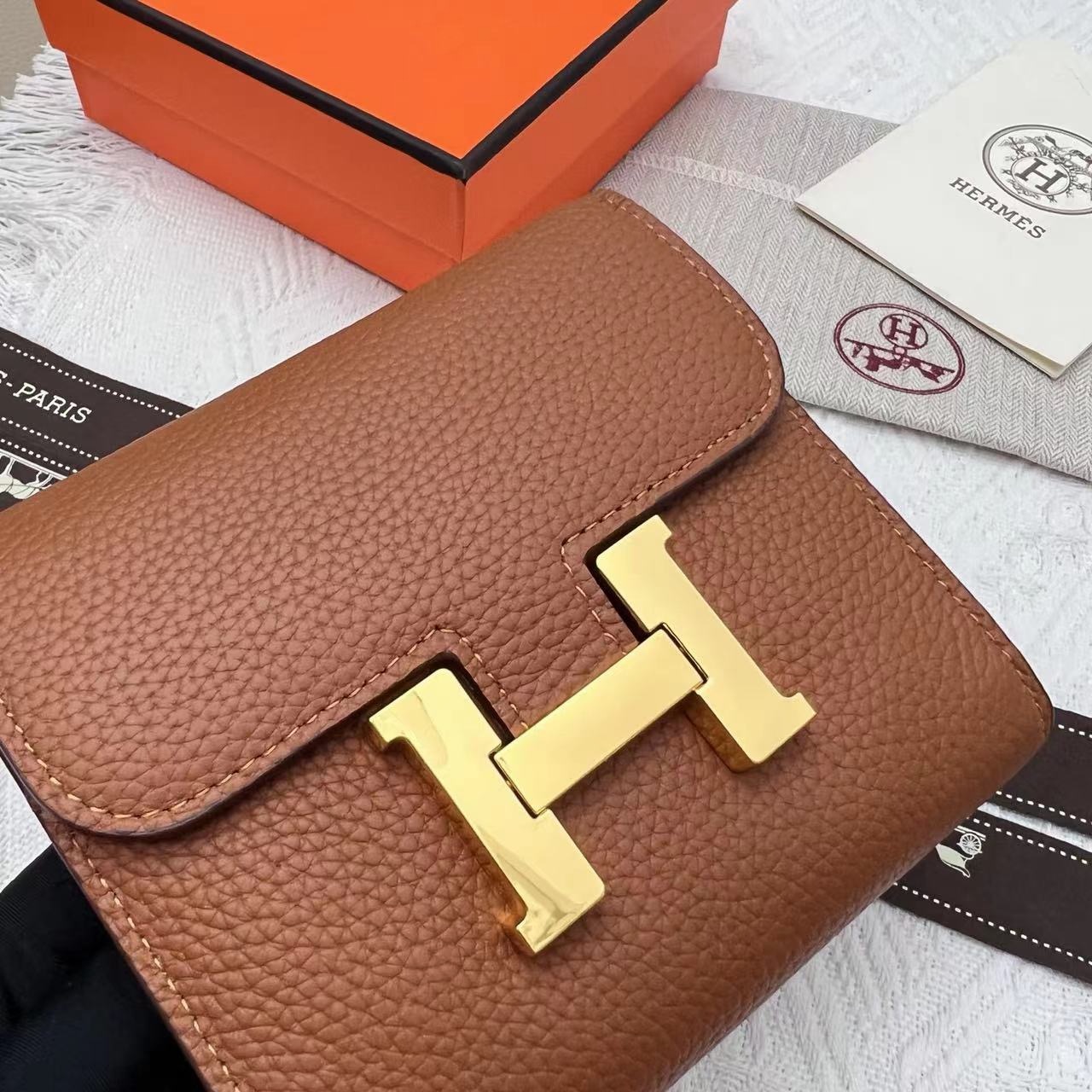 Hermes Constance Compact Wallet - Image 8