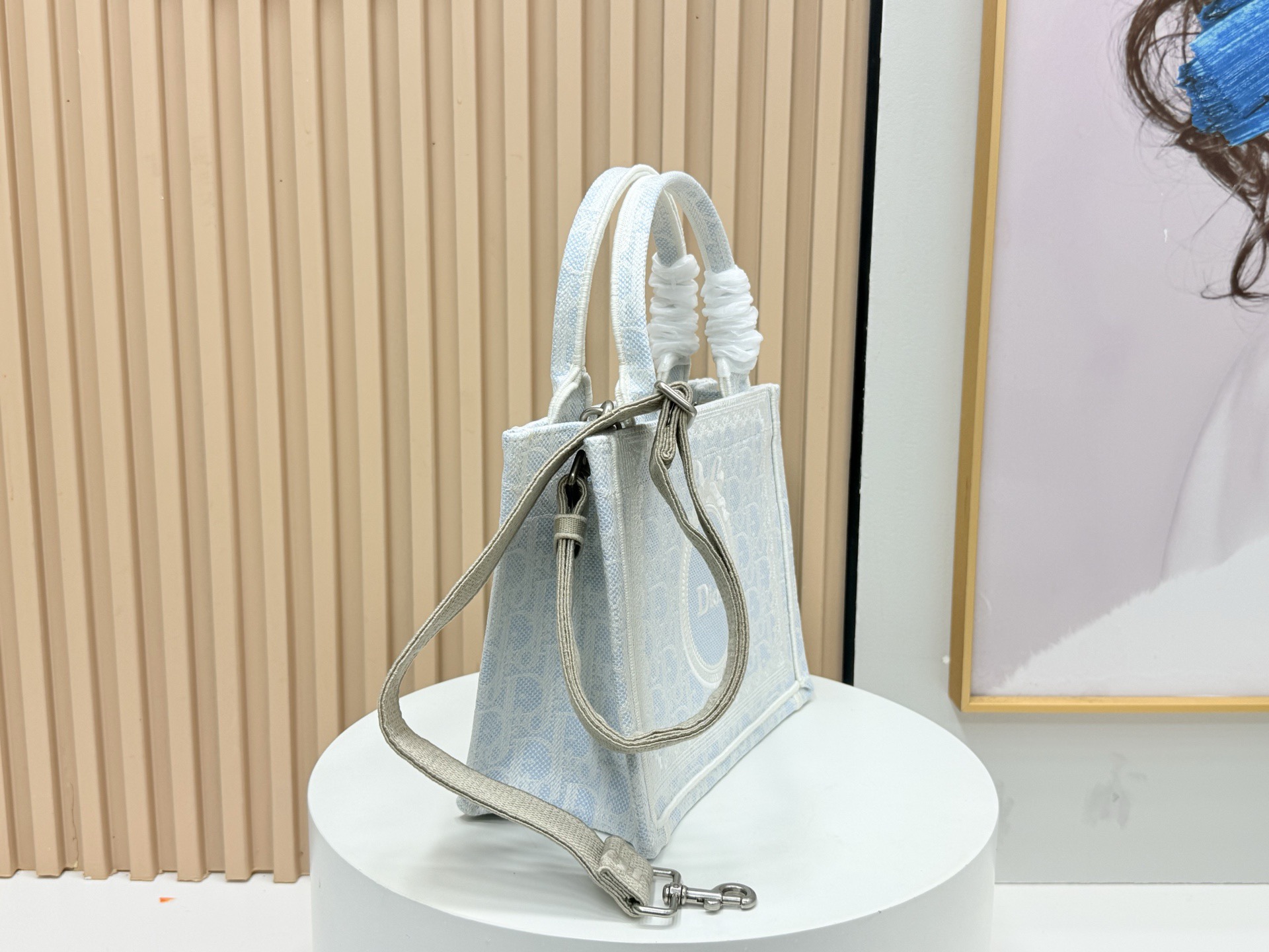 Medium Dior Book Tote with Strap - Image 9