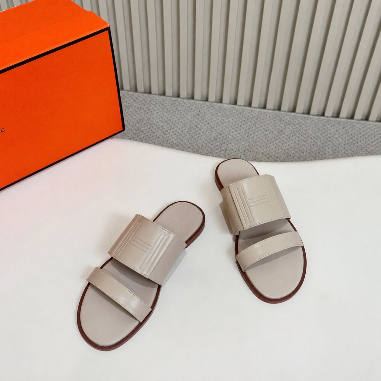 Hermes Mona Sandal Grey - Image 2