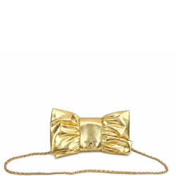 Chanel Elegant Evening Clutch Bow Purse