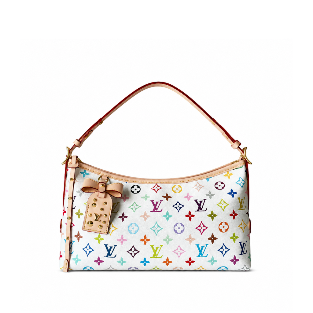 Louis Vuitton LV X TM Monogram Multicolor CarryAll East West White Bag