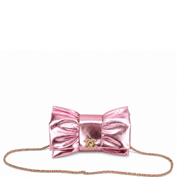 Chanel Metallic Rose 20cm Stylish Bib Bag
