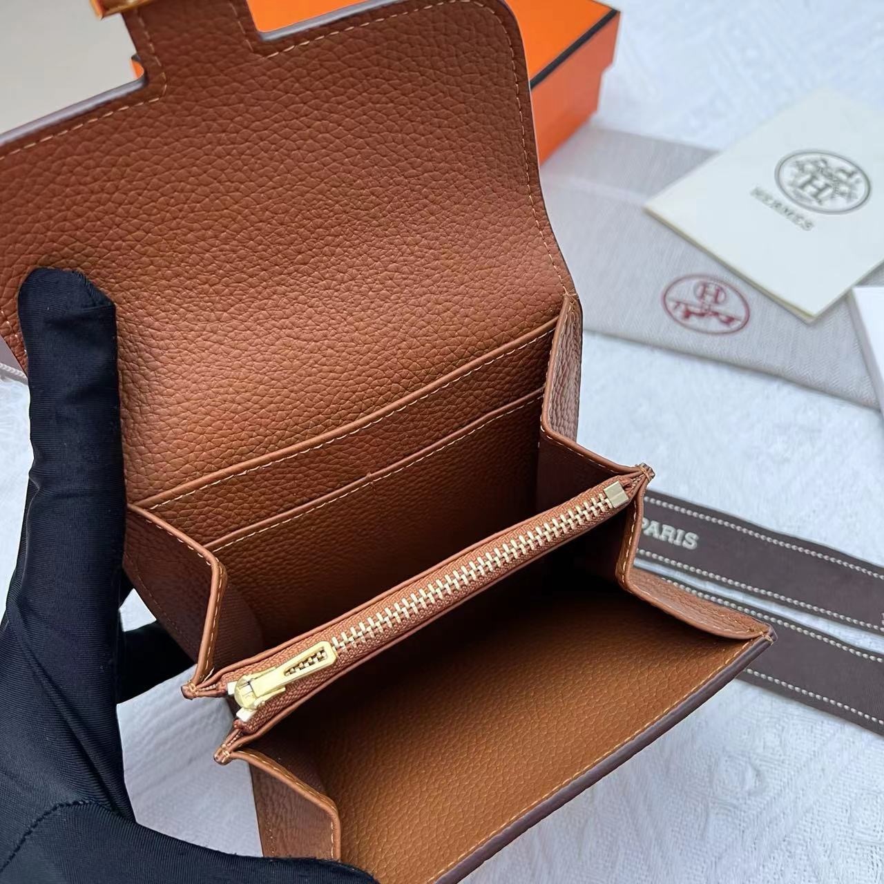 Hermes Constance Compact Wallet - Image 6