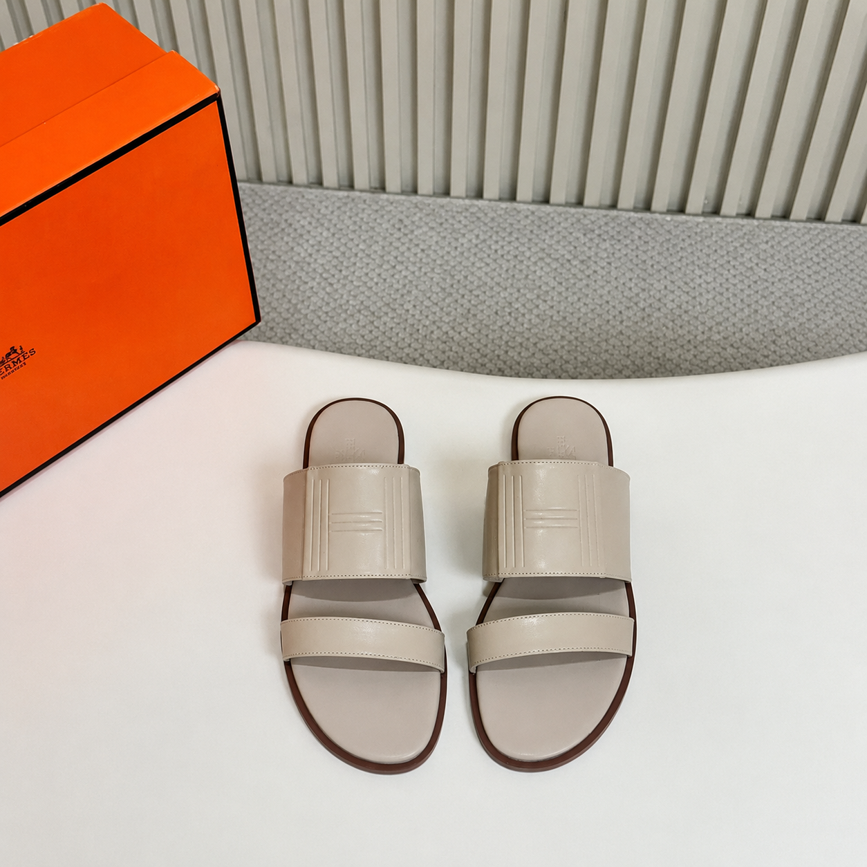 Hermes Mona Sandal Grey - Image 4