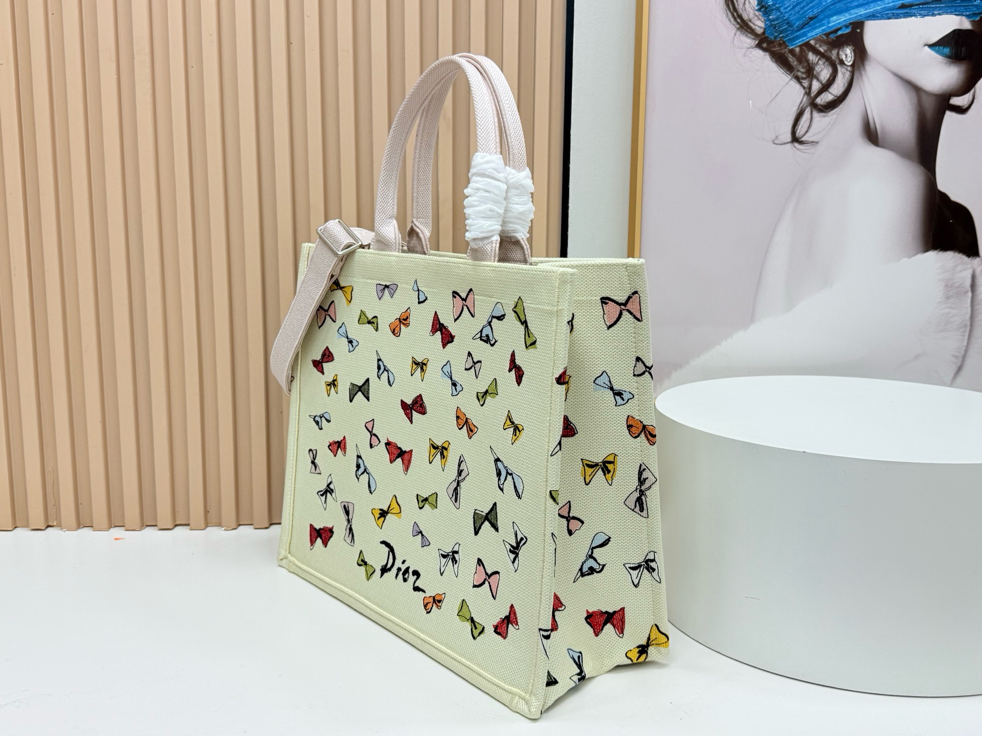 Dior Dioriviera Medium Dior Book Tote With Strap 36cm - Image 8